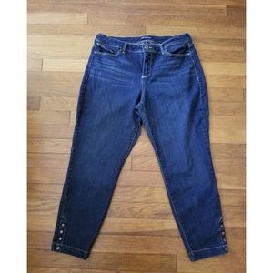 Bandolino Lisbeth Crop Jeans Size 12